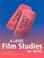 Cover of: A Level Film Studies Student's Book