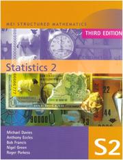 Cover of: MEI Statistics (MEI Structured Mathematics (A+AS Level)) by Roger Porkess, Liam Hennessy, Anthony Eccles, Bob Francis