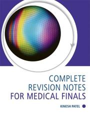 Cover of: Complete Revision Notes for Medical Finals