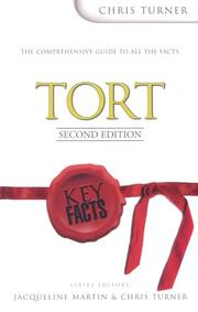 Cover of: Tort (Key Facts Law S.) by Chris Turner