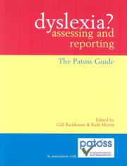 Cover of: Dyslexia? Assessing and Reporting
