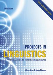 Cover of: Projects in Linguistics (Hodder Arnold Publication) by Alison Wray, Kate Trott, Aileen Bloomer