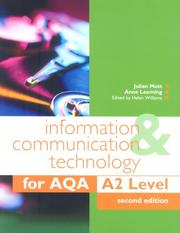 Cover of: Information & Communication Technology for Aqa A2