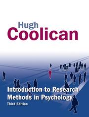 Cover of: Introduction to Research Methods in Psychology