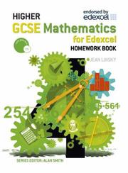 Cover of: Gcse Mathematics for Edexcel Higher Homework Book (Gcse Mathematics for Edexcel)