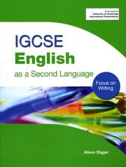 Cover of: Igcse English As a Second Language: Focus on Writing