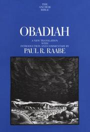 Cover of: Obadiah by Paul R. Raabe.