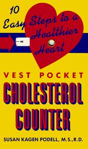 Cover of: Vest pocket cholesterol counter