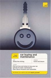 Cover of: Teach Yourself Car Buying and Maintenance by John Henderson