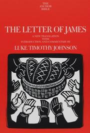 Cover of: The Letter of James: A New Translastion with Introduction and Commentary (Anchor Bible, Vol 37A)