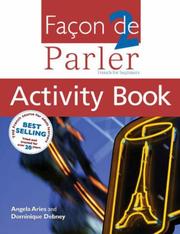 Cover of: Facon De Parler (Activity Book)