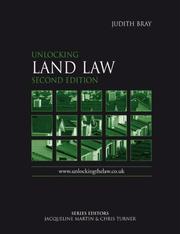 Cover of: Unlocking Land Law (Unlocking the Law)