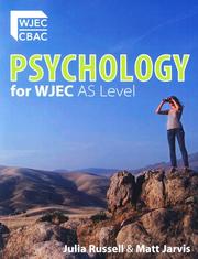 Cover of: WJEC Psychology for AS Level