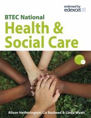 Cover of: BTEC National Health and Social Care