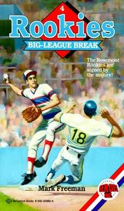 Cover of: Big-League Break (Rookies, No 4)