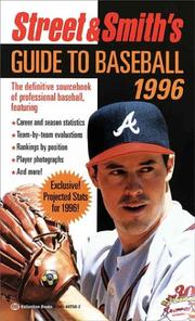 Cover of: Street & Smith's Guide to Baseball 1996 (Serial) by Street And Smith's Editors