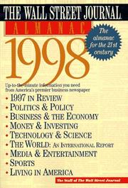 Cover of: Wall Street Journal Almanac 1998 (Serial) by Wall Street Journal