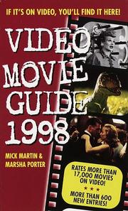 Cover of: Video Movie Guide 1998 (Annual) by Marsha Porter