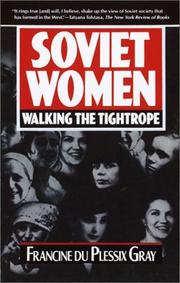 Cover of: Soviet Women: Walking the Tightrope