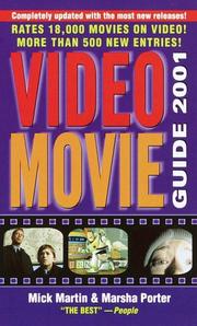 Cover of: Video Movie Guide 2001 (NULL) by Mick Martin, Marsha Porter