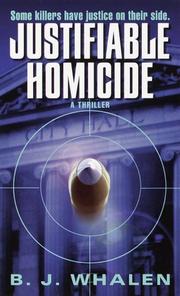 Cover of: Justifiable Homicide