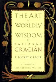 Cover of: The Art of Worldly Wisdom