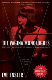 Cover of: The Vagina Monologues by Eve Ensler