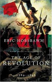 Cover of: The Age of Revolution