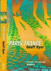 Cover of: Paris Trance by Geoff Dyer