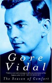 Cover of: THE SEASON OF COMFORT by Gore Vidal