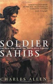 Cover of: Soldier Sahibs by Charles Allen