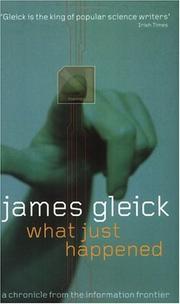 Cover of: What Just Happened by James Gleick