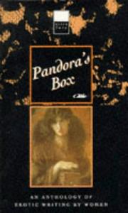 Cover of: Pandora's Box: An Anthology of Erotic Writing by Women (Black Lace)