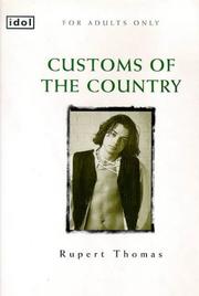 Cover of: Customs of the Country