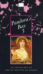 Cover of: Pandora's Box 3: An Anthology of Erotic Writing by Women (Black Lace Series)