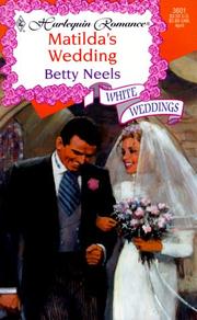Cover of: Matilda's Wedding by Betty Neels