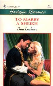 Cover of: To Marry A Sheikh