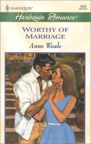 Cover of: Worthy Of Marriage by Anne Weale