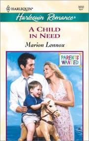 Cover of: A Child in Need by Marion Lennox