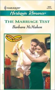 Cover of: Marriage Test (To Have And To Hold)