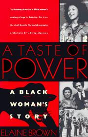 Cover of: A taste of power
