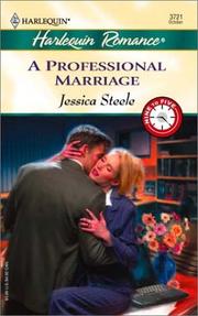 Cover of: A Professional Marriage  (9 To 5) by Jessica Steele
