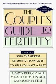 Cover of: The couple's guide to fertility by Gary S. Berger