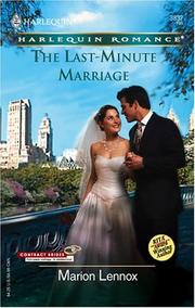 Cover of: The Last-Minute Marriage
