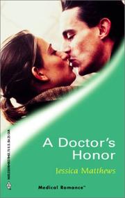 Cover of: A Doctor's Honor