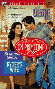 Cover of: Ryder's Wife (The Justice Way)