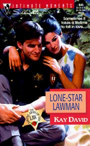 Cover of: Lone-Star Lawman
