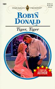 Cover of: Tiger, Tiger