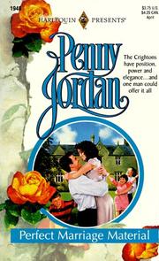 Cover of: Perfect Marriage Material (The Perfect Family) by Penny Jordan
