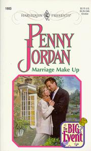 Cover of: Marriage Make Up by Penny Jordan